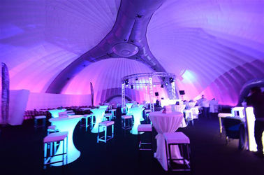 यूवी - स्टेज कवर 30 मीटर के लिए प्रतिरोध प्रकाश डोम पार्टी Inflatable तम्बू