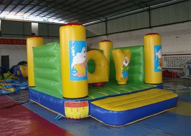 बच्चों पीवीसी Tarpaulin खेल का मैदान इंडोर Inflatable बाउंसर / जंपर्स