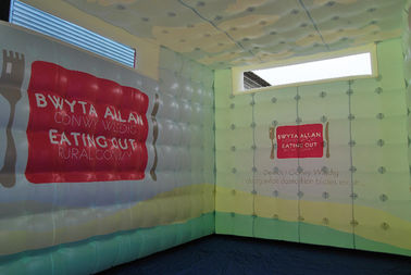 उच्च तापमान प्रतिरोध के साथ रंगीन मिनी Inflatable विज्ञापन तम्बू