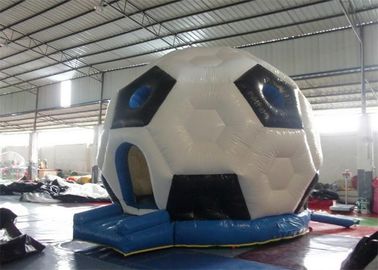 फुटबॉल आकार के साथ बच्चे डबल परतें उड़ा / Inflatable इंडोर बाउंसर