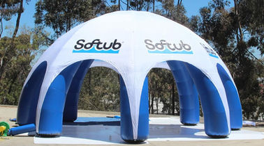 आउटडोर विज्ञापन Inflatable तम्बू, Inflatable स्पाइडर गुंबद पैर के साथ तम्बू