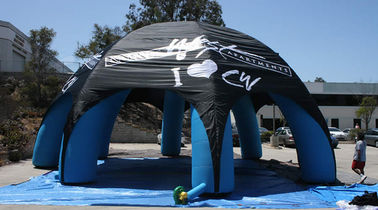 आउटडोर विज्ञापन Inflatable तम्बू, Inflatable स्पाइडर गुंबद पैर के साथ तम्बू