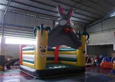 कूदते / इंडोर ब्लो अप बाउंसर के लिए आनंददायक खरगोश Inflatable बाउंसर
