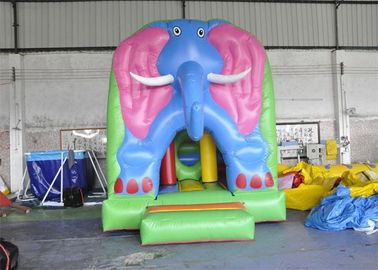 Toddler के लिए बड़े Inflatable हाथी कूदते घर / पशु बाउंस हाउस