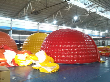 EN14960 के साथ पानी का सबूत 6 मीटर व्यास पीवीसी Tarpaulin Inflatable कैम्पिंग तम्बू