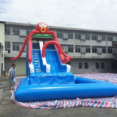 BSCI आउटडोर Inflatable पानी स्लाइड अनुकूलित आकार आकार लोगो