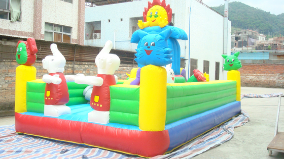 बच्चे Inflatable मनोरंजन पार्क बाधा कोर्स जंपिंग कैसल
