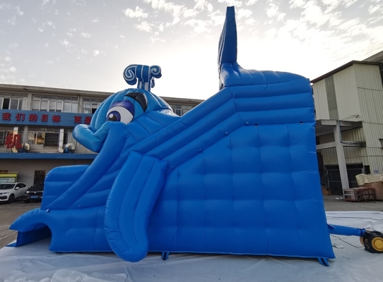 वाणिज्यिक Inflatable जल स्लाइड व्हेल डिजाइन होम पिछवाड़े