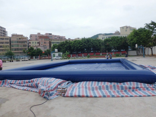 वाणिज्यिक फ्लोटिंग इन्फ्लेटेबल बोट स्विमिंग पूल 10m * 10m
