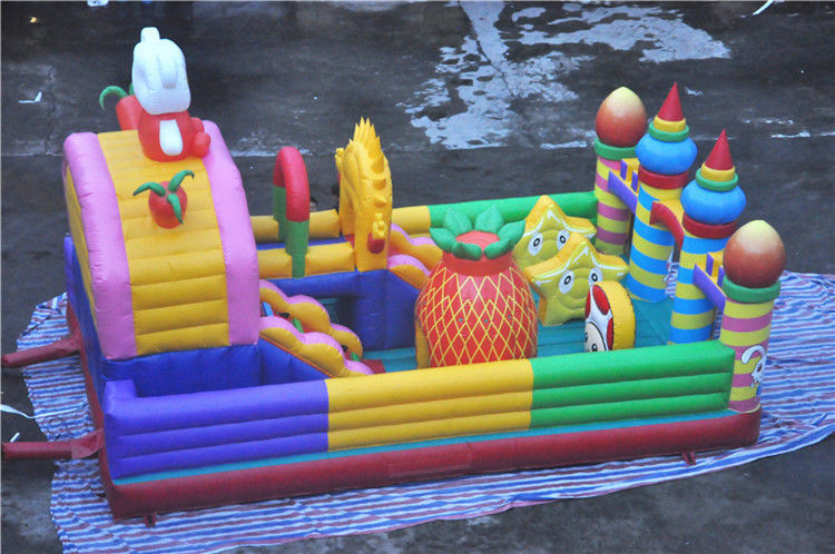 विशालकाय Inflatable Toddler खेल का मैदान जयकार मनोरंजन पशु थीम सीई प्रमाणित