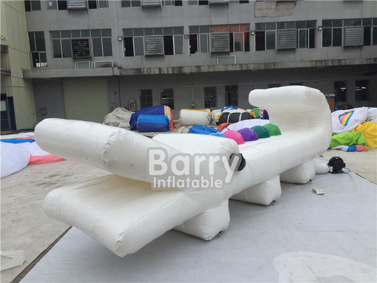 आउटडोर मगरमच्छ Inflatable विज्ञापन उत्पादों / सफेद रंग के साथ कस्टम Inflatable प्रकाश विज्ञापन