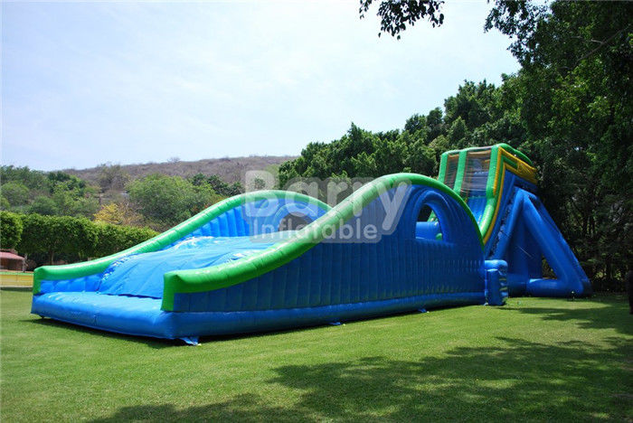 घटना / विशाल 42 फीट लंबा ड्रॉप किक वॉटर स्लाइड के लिए 0.55 मिमी पीवीसी तिरपाल विशालकाय Inflatable स्लाइड