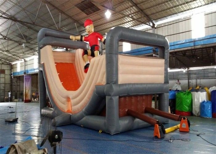 आउटडोर टिकाऊ वाणिज्यिक Inflatable स्लाइड, अनुकूलित आकार के साथ सस्ते Inflatable सर्फ एन स्लाइड