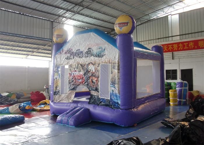 मिनी कार प्रिंटिंग Inflatable बाउंसर, वाणिज्यिक ग्रेड बाउंस सदनों