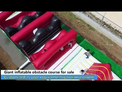 विशाल inflatable बाधा पाठ्यक्रम पागल 5k पाठ्यक्रम