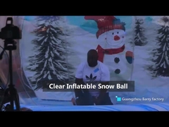 चीन कारखाने आउटडोर क्रिसमस यार्ड सजावट विशाल inflatable बर्फ की गेंद