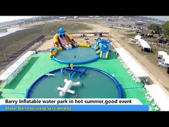 गुआंगज़ौ बैरी अद्भुत inflatable पानी पार्क और मनोरंजन पार्क