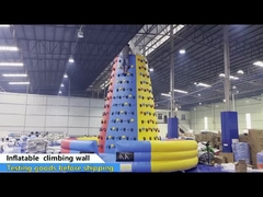 बिक्री के लिए आउटडोर inflatable दीवार चढ़ाई खेल खेल
