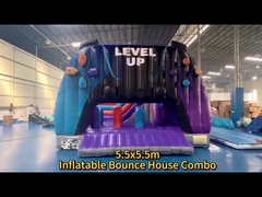 आकार अनुकूलित करें थोक स्तर अप inflatable बाउंसर Combo बच्चों के लिए बाउंसी महल