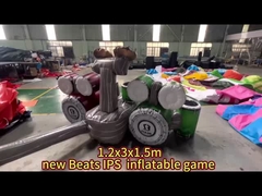 बीट्स के साथ रॉक आउट इंटरैक्टिव प्ले सिस्टम संगीत कार्यक्रम के लिए IPS inflatable ड्रम खेल
