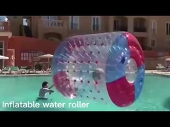 बड़े inflatable पानी के खिलौने झील खिलौने inflatable पानी रोलर पहिया पूल inflatable पहिया