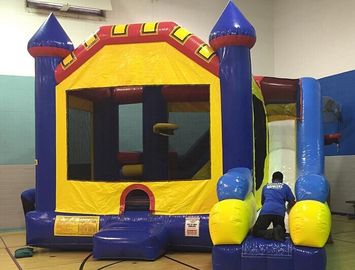 जन्मदिन की पार्टी के लिए पिछवाड़े के बच्चे Inflatable बाउंसर 0.55 मिमी पीवीसी छोटे उछाल वाले महल
