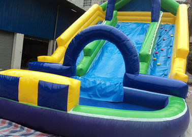 मनोरंजन पार्क, Inflatable जल पार्क के लिए 0.55 मिमी पीवीसी Inflatable वयस्क पूल स्लाइड