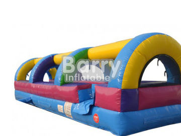 कस्टम एकल लेन Inflatable पर्ची और किराए पर व्यापार के लिए टिकाऊ स्लाइड