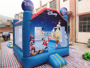 घटना / महोत्सव के लिए बच्चों के आउटडोर Inflatable बाउंसर डिज्नी राजकुमारी Moonwalks