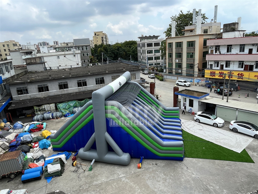 वाणिज्यिक ग्रेड पागल inflatable 5k inflatable बाधा पाठ्यक्रम चरम खेल टीम निर्माण घटना के लिए स्टार्ट लाइन