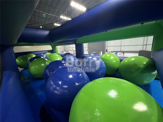 आउटडोर खेल खेल 5 किमी बैरियर inflatable 5k रन बाधा पाठ्यक्रम वाणिज्यिक आयोजन के लिए बड़ी गेंदों