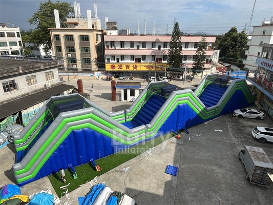 अनुकूलन योग्य पीवीसी 41x5.5x6m हम्प्स inflatable 5k घटनाओं वयस्क के लिए प्रतिस्पर्धी खेल