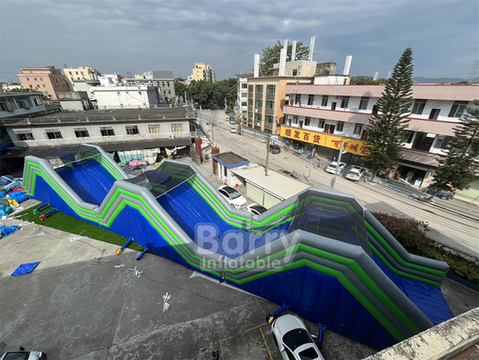 अनुकूलन योग्य पीवीसी 41x5.5x6m हम्प्स inflatable 5k घटनाओं वयस्क के लिए प्रतिस्पर्धी खेल