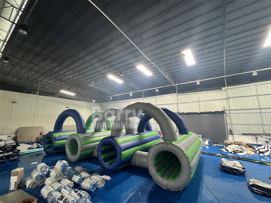 वाणिज्यिक inflatable बाधा पाठ्यक्रम टनेल खेल के लिए inflatable 5k दौड़