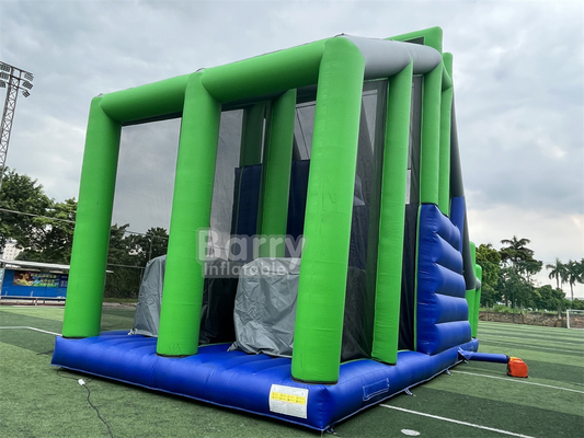 खेल खेल पागल कूद तकिया कूद टॉवर मुक्त गिरने के लिए 5K बाधा के लिए मंच के साथ inflatable कूद हवा बैग
