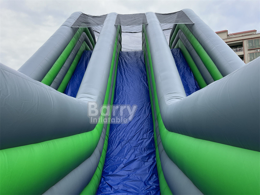 बच्चे वयस्कों बाधाओं पाठ्यक्रम खेल विषय खेल पागल 5k गंतव्य inflatable मजेदार फिनिश लाइन 33 मीटर विशाल जल स्लाइड