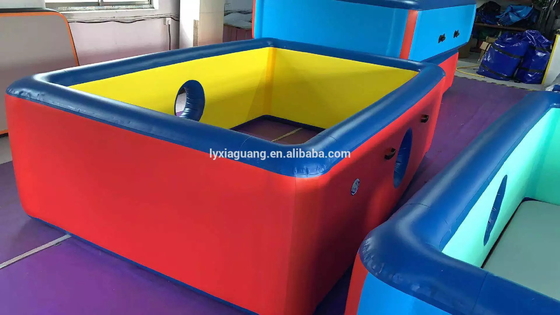 अनुकूलन योग्य आयत inflatable पूल ड्रॉप सिच कपड़े Foldable आउटडोर Dwf ड्रॉप सिच पूल