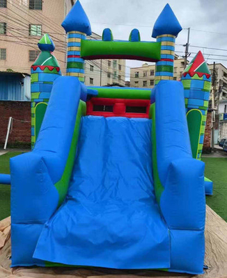 तेजी से शिपिंग inflatable bouncer पीवीसी सामग्री Combo स्लाइड और बास्केटबॉल हुप के साथ उछाल घर