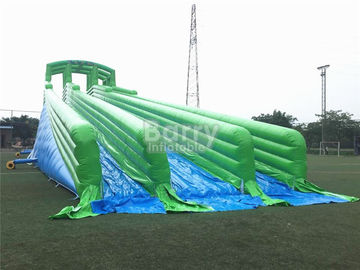 टिकाऊ विशालकाय Inflatable स्लाइड, ग्रीन 10000ft उड़ो पर्ची एन स्लाइड