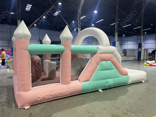 पार्टी कस्टम inflatable उछाल महल inflatable bouncer कूद महल बच्चे लड़की राजकुमारी गाड़ी स्लाइड के साथ कॉम्बो