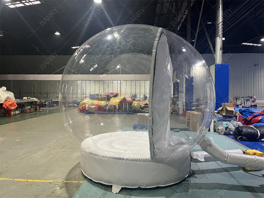 3m नाइट क्लब सजावट क्रिसमस स्पष्ट स्नो ब्लोब तम्बू inflatable सांता हाउस सांता ग्रोटो ऑक्सफोर्ड Chirstmas बुलबुला तम्बू