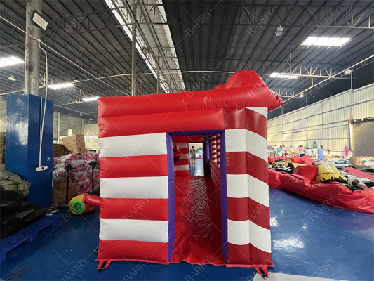 स्पोर्ट्स 3 गेम कार्निवल गेम बूथ 4 इन 1 कॉम्बोस inflatable ग्रैंड कार्निवल गेम टेंट