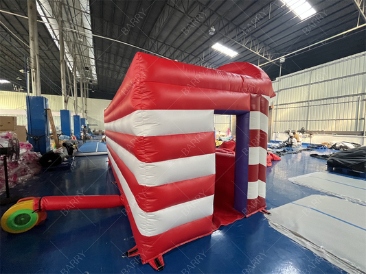 स्पोर्ट्स 3 गेम कार्निवल गेम बूथ 4 इन 1 कॉम्बोस inflatable ग्रैंड कार्निवल गेम टेंट