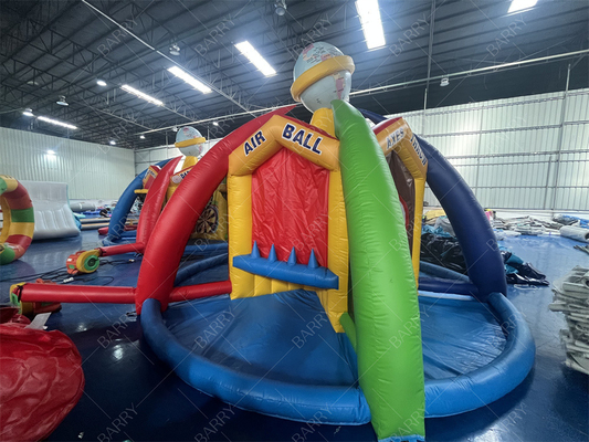 खेल की बड़ी दुनिया Inflatable कार्निवल खेल 3/4/5 में 1 आउटडोर Inflatable खेल