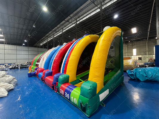 बड़े नए डिजाइन कस्टम बनाया रोमांचक inflatable बच्चों के लिए 7 में 1 कार्निवल खेल किराए के व्यवसाय के लिए