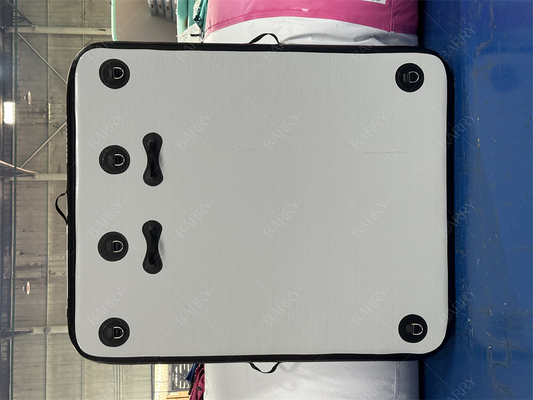 1.5×1.8x0.15 मीटर डॉक inflatable पानी मछली पकड़ने के मंच नौका फ्लोटिंग डॉक द्वीप