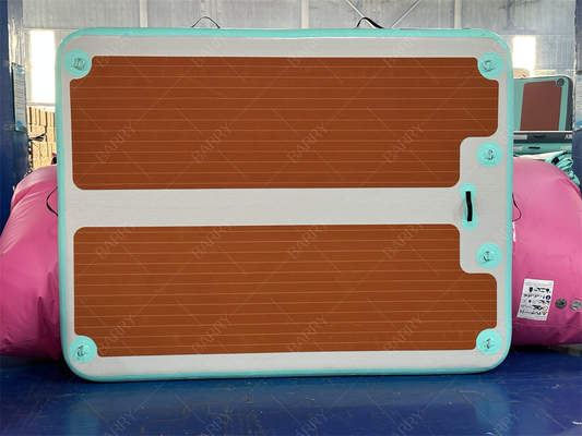 2.4×1.8×0.15 मीटर ड्रॉपस्टिच inflatable नाव जेट स्की डॉक पानी फ्लोटिंग स्विमिंग मैट द्वीप