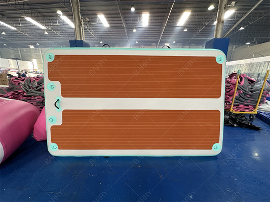 3×1.8x0.15m अनुकूलित आकार रंग उपलब्ध नौका अवकाश के लिए inflatable फ्लोटिंग डॉक