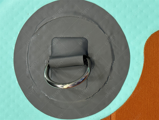 3×1.8x0.15 मीटर मिंट ग्रीन गैर फिसलन स्थिर inflatable फ्लोटिंग मछली पकड़ने के मंच पानी जेट स्की डॉक मंच