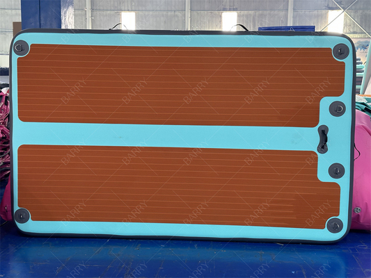 3×1.8x0.15 मीटर मिंट ग्रीन गैर फिसलन स्थिर inflatable फ्लोटिंग मछली पकड़ने के मंच पानी जेट स्की डॉक मंच